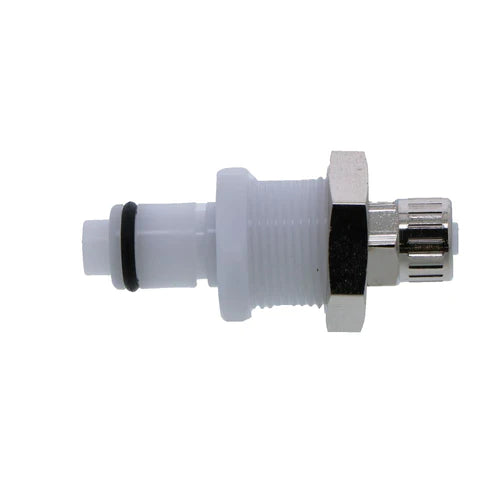 PLCD40004 Valved Panel Mount PTF Coupling Insert 1/4" PTF (Bag of 25 units)