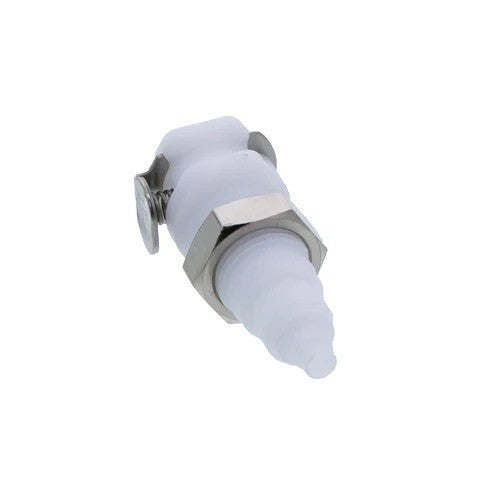 PMCD1204 Valved Panel Mount PTF Coupling Body - 1/4" PTF(bag of 25 units)
