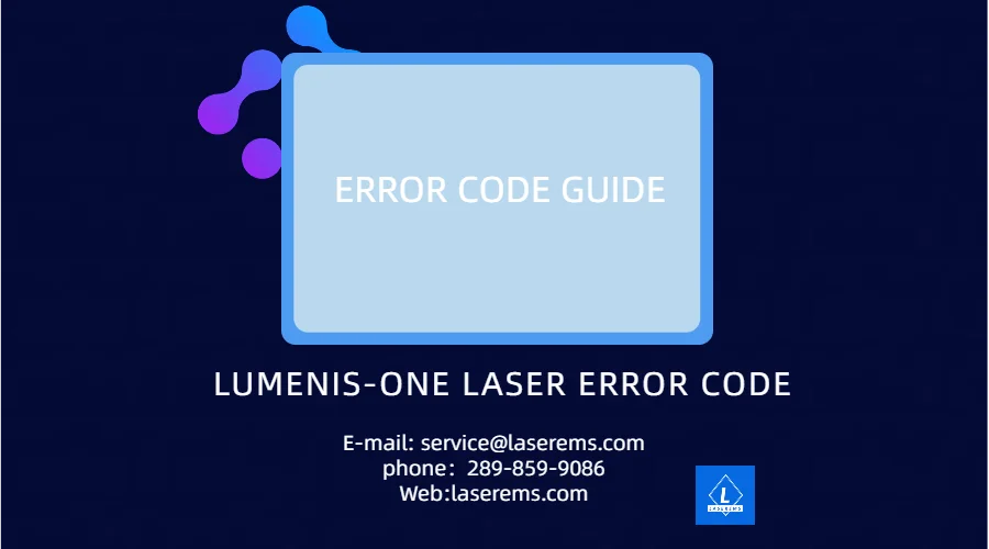 Lumenis-One Error Code Guide